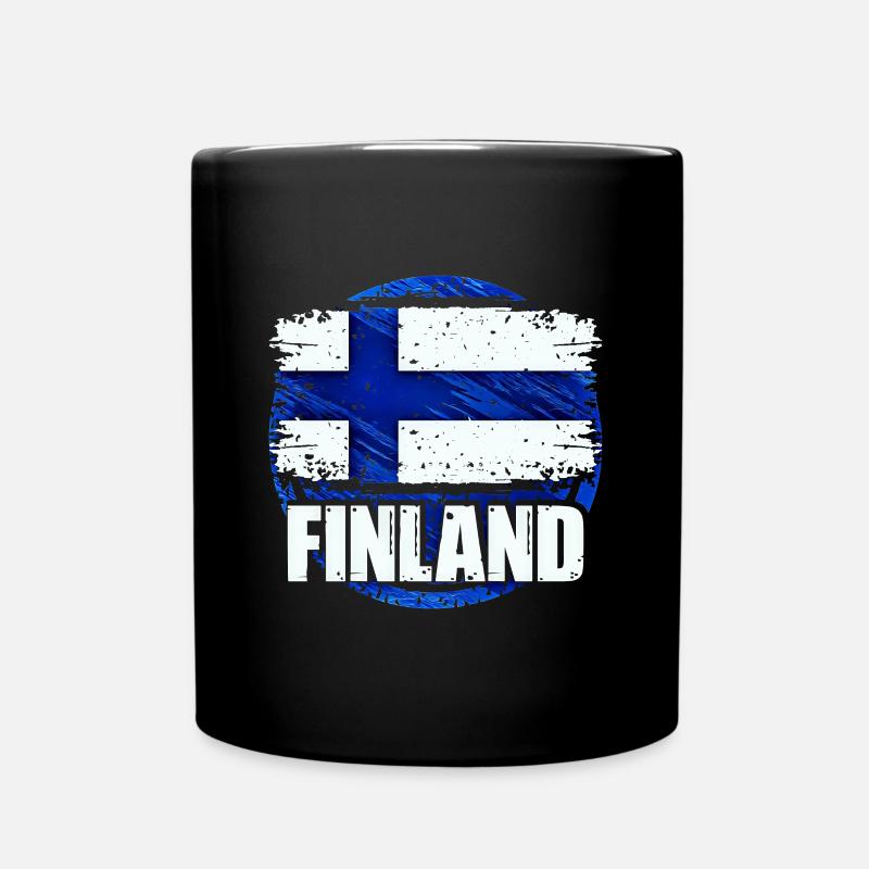 Finlande - Mug uni - noir