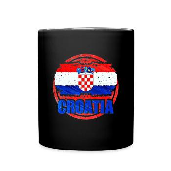 Croatie (Hrvatska) - Mug uni - noir - Devant
