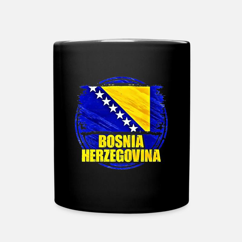Bosnien Herzegowia - Tasse einfarbig - Schwarz