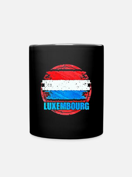 Luxembourg - Mug uni - noir