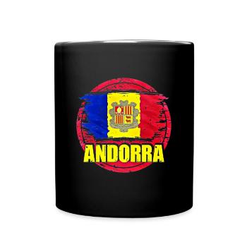 Andorra - Tasse einfarbig - Schwarz - Vorne