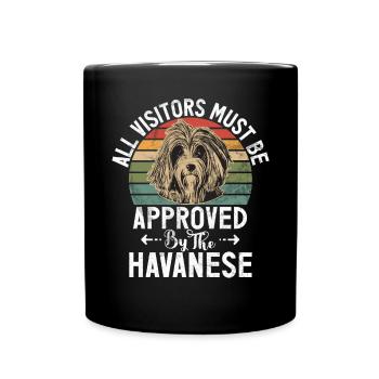 Cadeaux pour les amoureux des chiens bichons havanais - Mug uni - noir - Devant