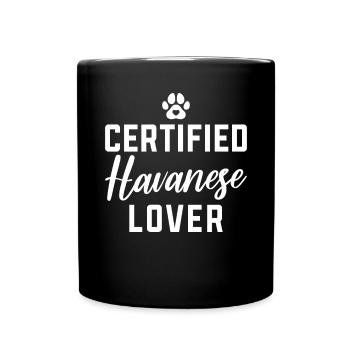 Gifts for Havanese Dog Lovers - Tasse einfarbig - Schwarz - Vorne