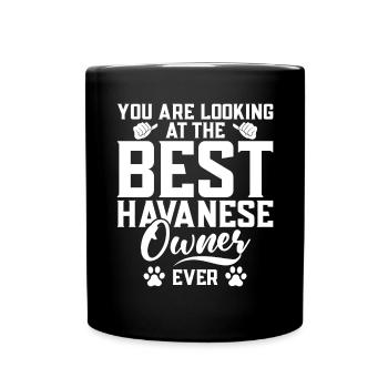 Gifts for Havanese Dog Lovers - Tasse einfarbig - Schwarz - Vorne