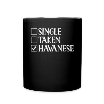 Gifts for Havanese Dog Lovers - Tasse einfarbig - Schwarz - Vorne
