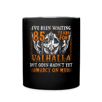 85 ans d’attente pour le 85e anniversaire du Valhalla - Mug uni - noir - Devant