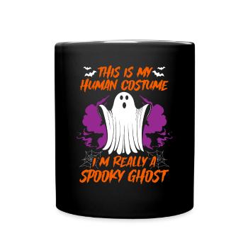 Je suis vraiment un fantôme effrayant - Fantôme drôle d’Halloween - Mug uni - noir - Devant