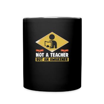 Bester Lehrer Rente Geschenkidee Schüler - Tasse einfarbig - Schwarz - Vorne