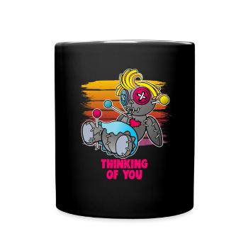 Magische Dunkle Kunst Okkulte Hexen Designs - Tasse einfarbig - Schwarz - Vorne