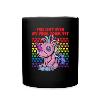 Bisexuell Transgender Pride Day LGBT - Tasse einfarbig - Schwarz - Vorne
