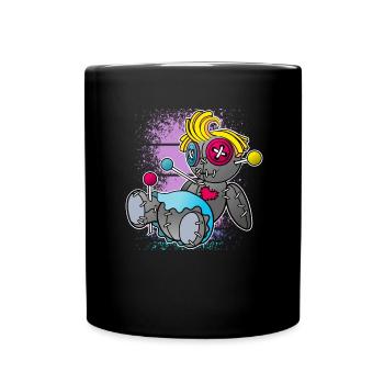 Magische Dunkle Kunst Okkulte Hexen Designs - Tasse einfarbig - Schwarz - Vorne