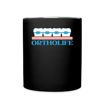 Orthodontic Assistant Job Dental Teeth Dentist - Full Colour Mug - black - Front