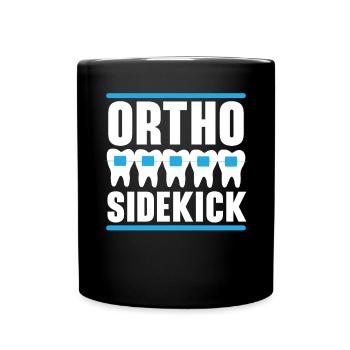 Kieferorthopädischer Assistent Beruf Zahnarzt Zahnarzt - Tasse einfarbig - Schwarz - Vorne