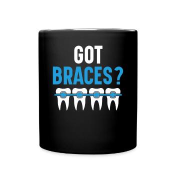 Orthodontic Assistant Job Dental Teeth Dentist - Full Colour Mug - black - Front