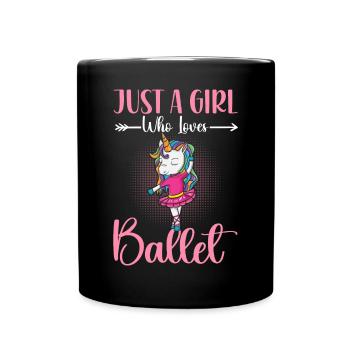 Ballerina - Full Colour Mug - black - Front