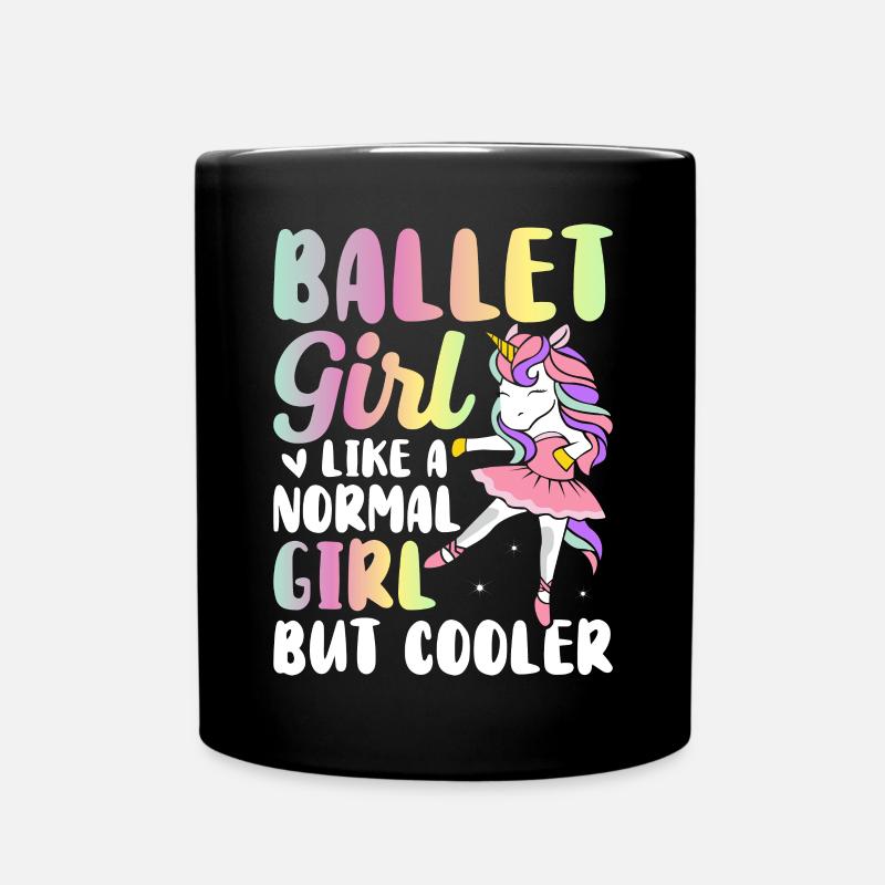 Ballerina - Tasse einfarbig - Schwarz