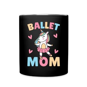 Ballerina - Full Colour Mug - black - Front