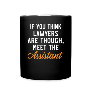 Legal Assistant Law Student Profession Paralegal - Full Colour Mug - black - Front