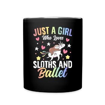 Ballerina - Full Colour Mug - black - Front