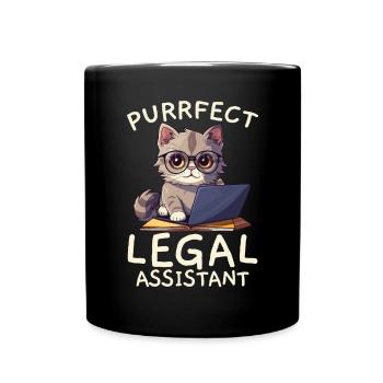 Legal Assistant Law Student Profession Paralegal - Full Colour Mug - black - Front
