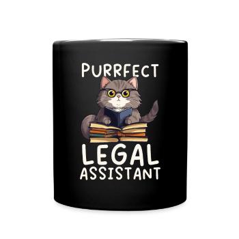 Legal Assistant Law Student Profession Paralegal - Full Colour Mug - black - Front