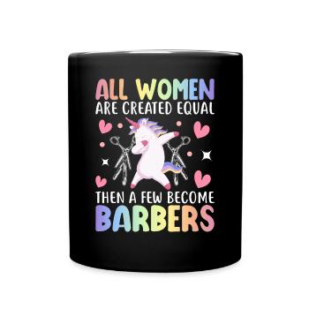 Hairstylistin - Tasse einfarbig - Schwarz - Vorne