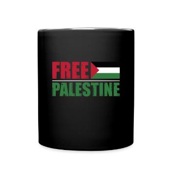 Palestine libre - Mug uni - noir - Devant