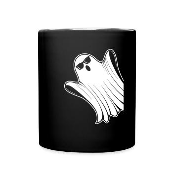 Funny Halloween Party Halloween Ghost - Full Colour Mug - black - Front