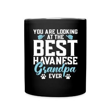 Cadeaux pour les amoureux des chiens bichons havanais - Mug uni - noir - Devant