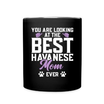 Gifts for Havanese Dog Lovers - Tasse einfarbig - Schwarz - Vorne