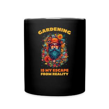 Gardener, Garden Plants, Landscape Gardener - Full Colour Mug - black - Front