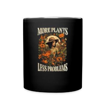 Gardener, Garden Plant, Flower Gardener, Gardener - Full Colour Mug - black - Front