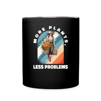 Gardener, Garden Plant, Flower Gardener, Gardener - Full Colour Mug - black - Front