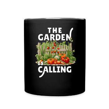 Gärtnerin Gartenpflanze Hobbygärtner Floristin - Tasse einfarbig - Schwarz - Vorne