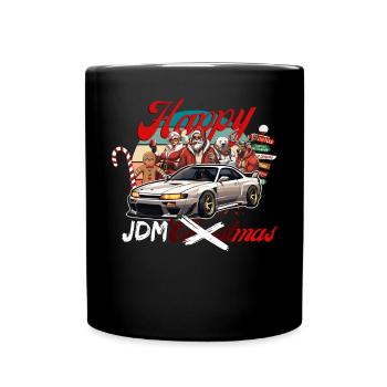 Jdm christmas edition / Tuning Mechanic Costume - Full Colour Mug - black - Front