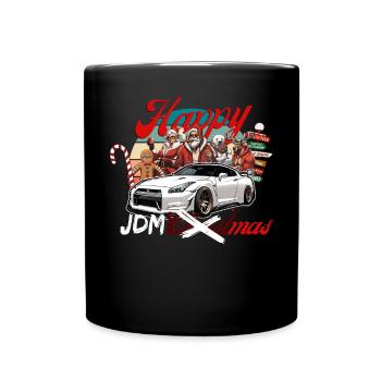 Jdm christmas edition / Tuning Mechanic Costume - Full Colour Mug - black - Front