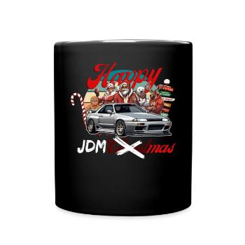 Jdm christmas edition / Tuning Mechanic Costume - Full Colour Mug - black - Front