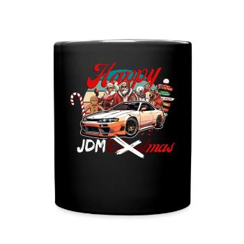 Jdm christmas edition / Tuning Mechanic Costume - Full Colour Mug - black - Front