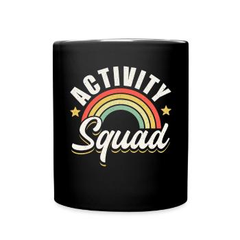 Activity Team Assistant Squad - Tasse einfarbig - Schwarz - Vorne