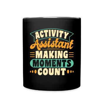 Awesome Activity Director - Tasse einfarbig - Schwarz - Vorne