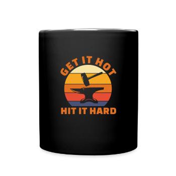 Blacksmith Schiede Anvil Cutler Gift - Full Colour Mug - black - Front