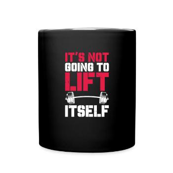Bodybuilder Body Building Fitness Gym Gift - Full Colour Mug - black - Front