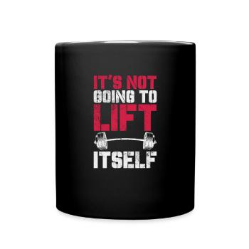 Bodybuilder - Tasse einfarbig - Schwarz - Vorne