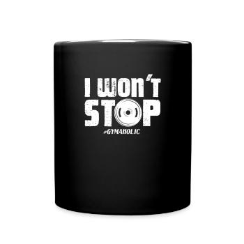 Bodybuilder Body Building Fitness Gym Gift - Full Colour Mug - black - Front
