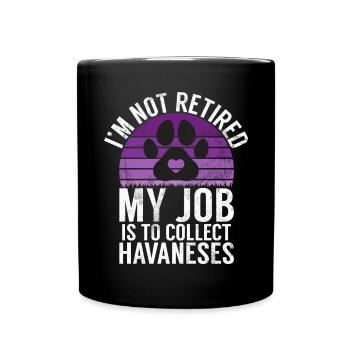 Gifts for Havanese Dog Lovers - Tasse einfarbig - Schwarz - Vorne