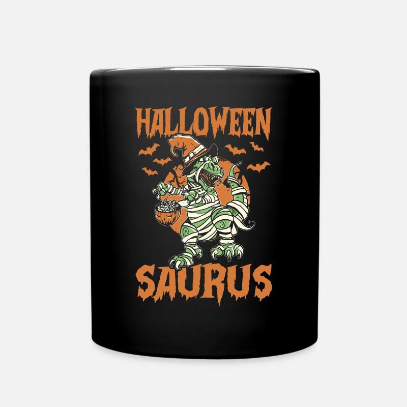 Halloween Saurus Halloween Dino Halloween Dinosaur - Tasse einfarbig - Schwarz