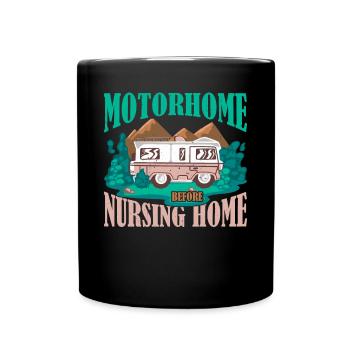 Motorhome Before Nursing Home 3 - Full Colour Mug - black - Front