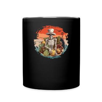 Gärtnerin Gartenpflanzen Vegetarier-Gärtner - Tasse einfarbig - Schwarz - Vorne