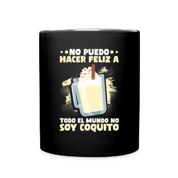 Puerto Rico Puerto-ricanischer Eierlikör - Tasse einfarbig - Schwarz - Vorne