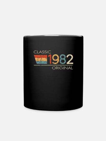 1982 Birthday Classic Original - Full Colour Mug - black